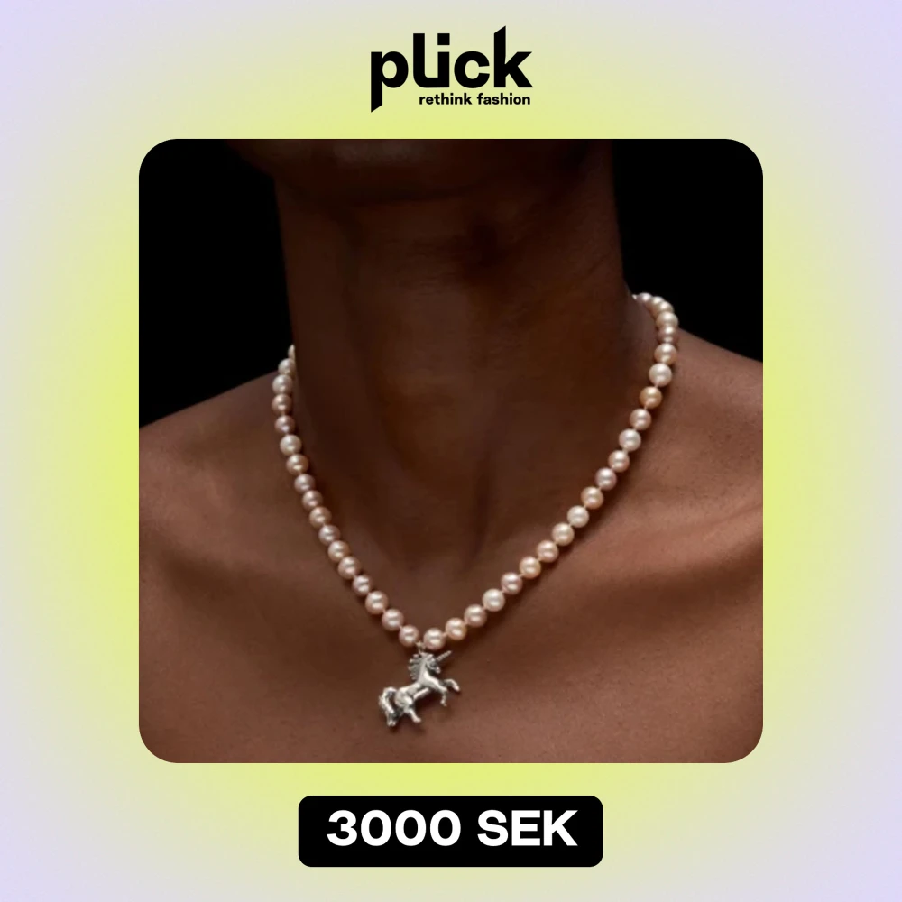 Flerfärgad Maria Nilsdotter Unicorn Pearl Necklace