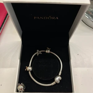 Pandora armband - Använd fåtal gånger, och alla berlocker följs med! 