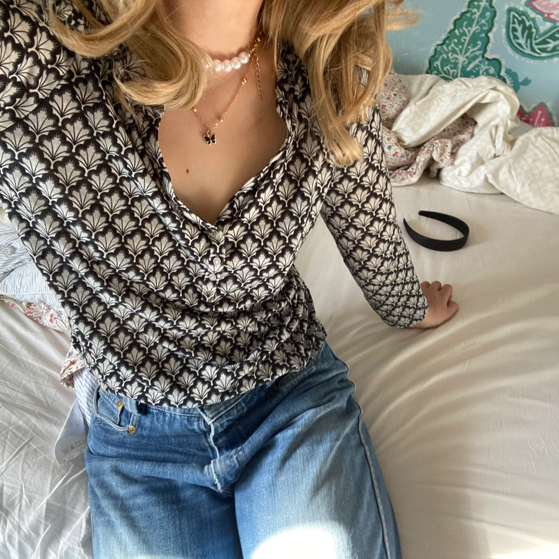 Mönstrad tröja - 90