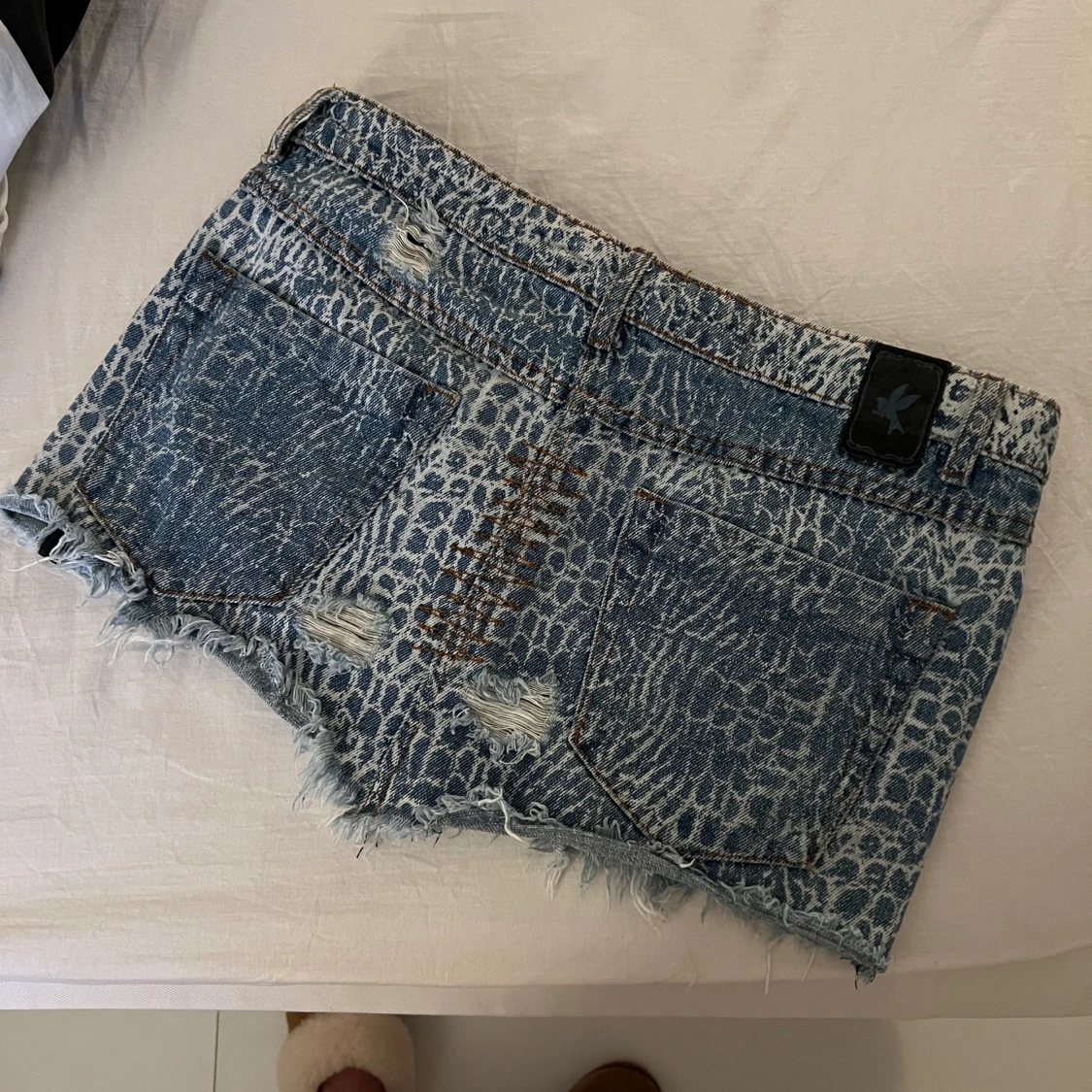 Oneteaspoon jeanskjol med mönster - 90