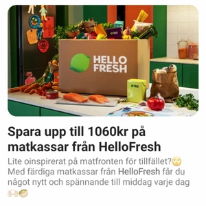 Hello fresh rabattkod - Länken skickas så fort jag får din betalning 
