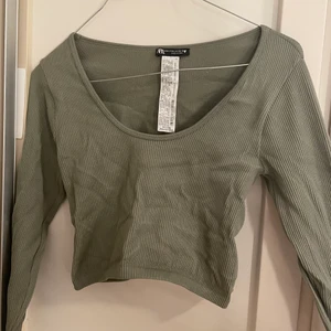 Croptop - Grön jättefin croptop