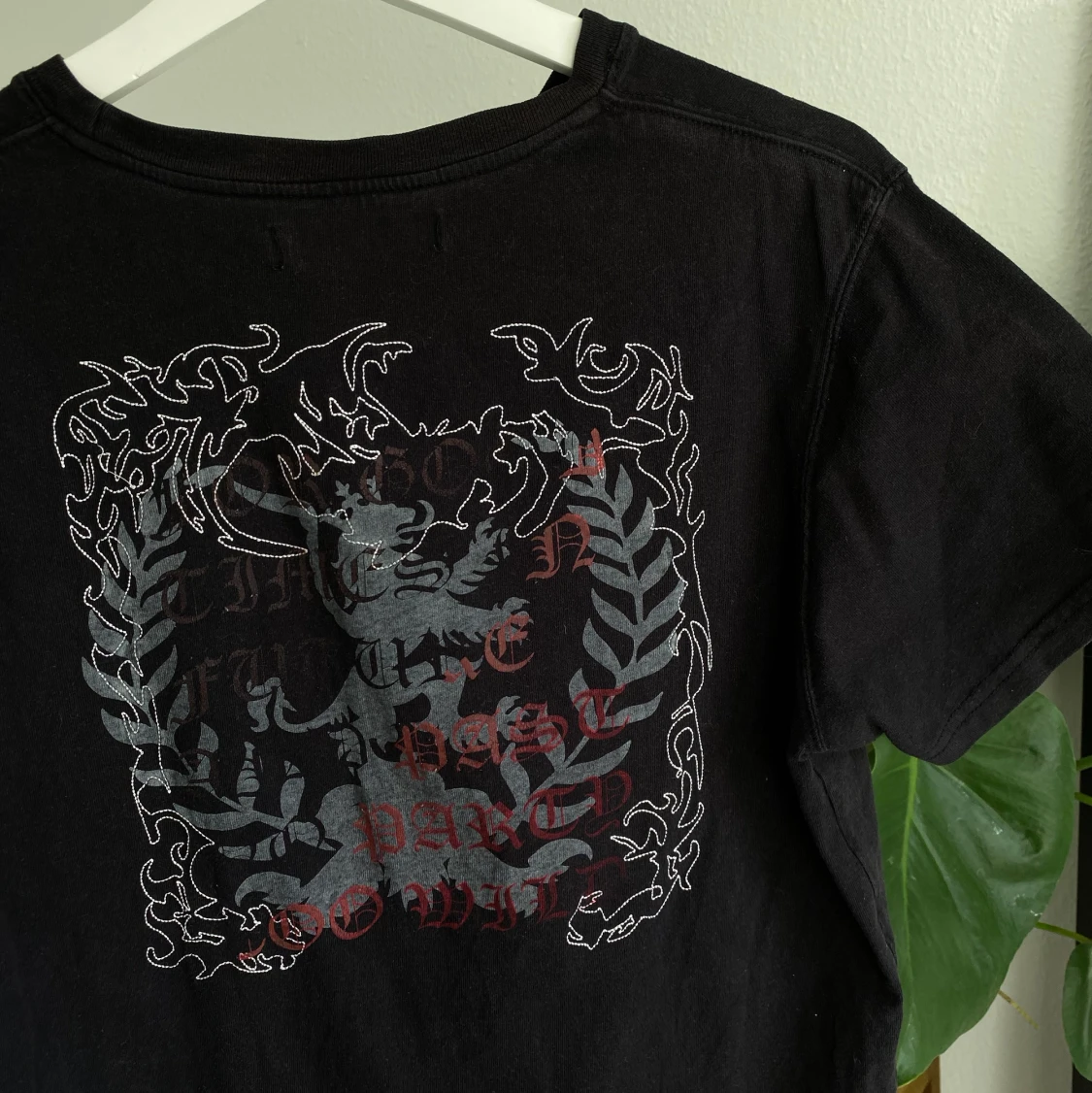 Vintage T-shirt med tryck - 90