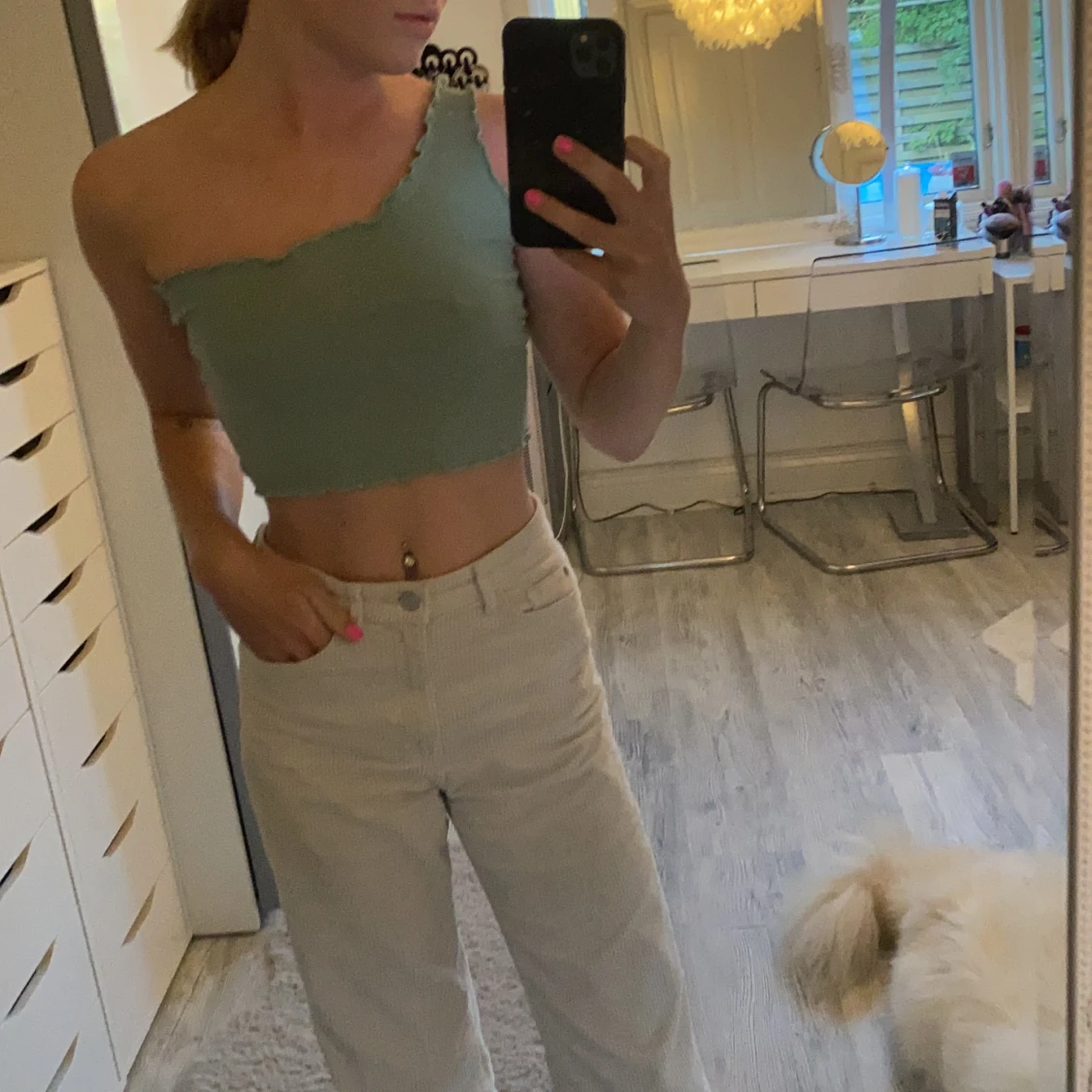 SHEIN one shoulder linne