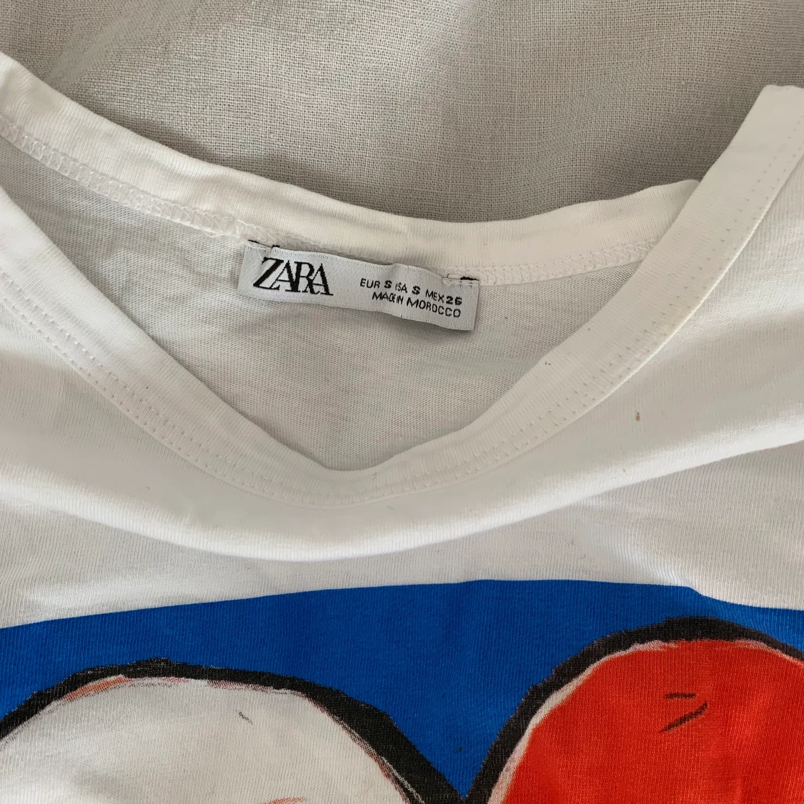 T-shirt med tryck från zara - 91