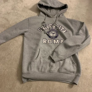 Grå hoodie  - Storlek S men sitter som en M (lite oversized) bra skick, inga hål.  120kr💞