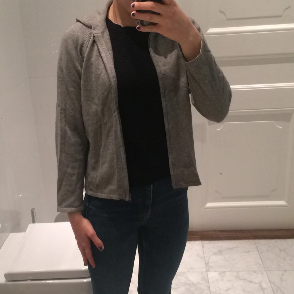 Munktröja i kashmir blend