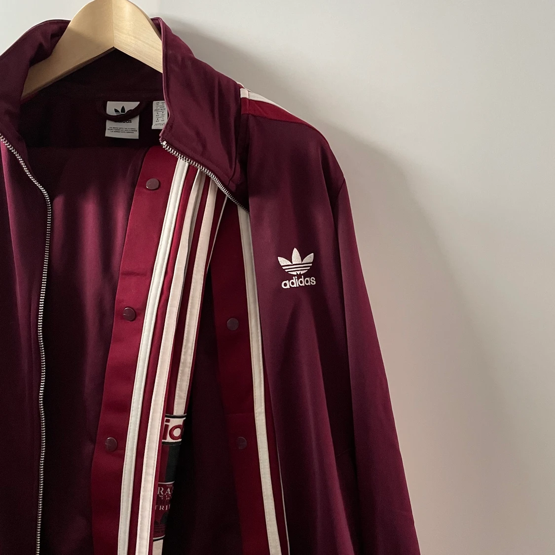 Adidas Tracksuit/Set i vinrött