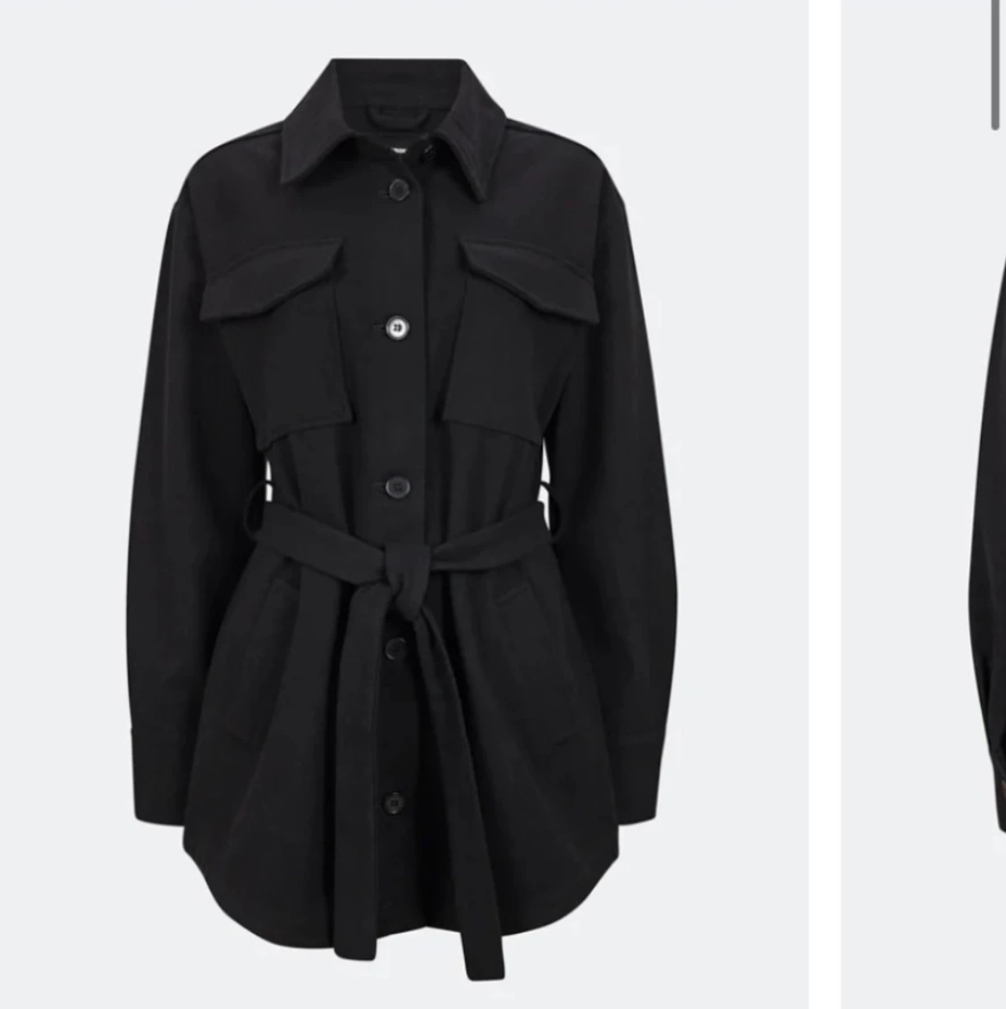 Skjortjacka med bälte