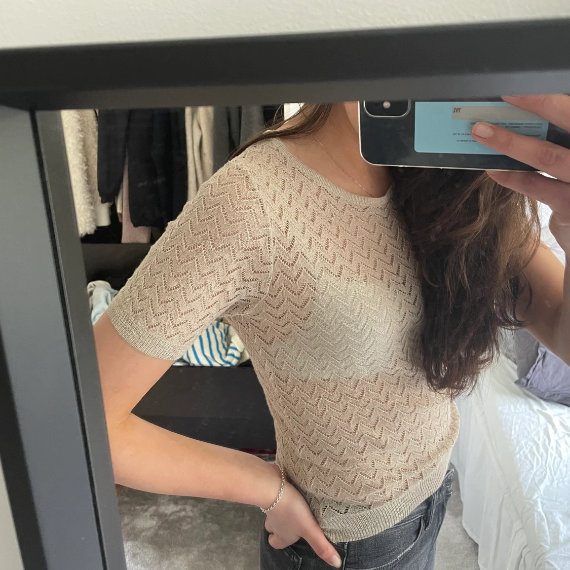 Mango stickad topp - 90