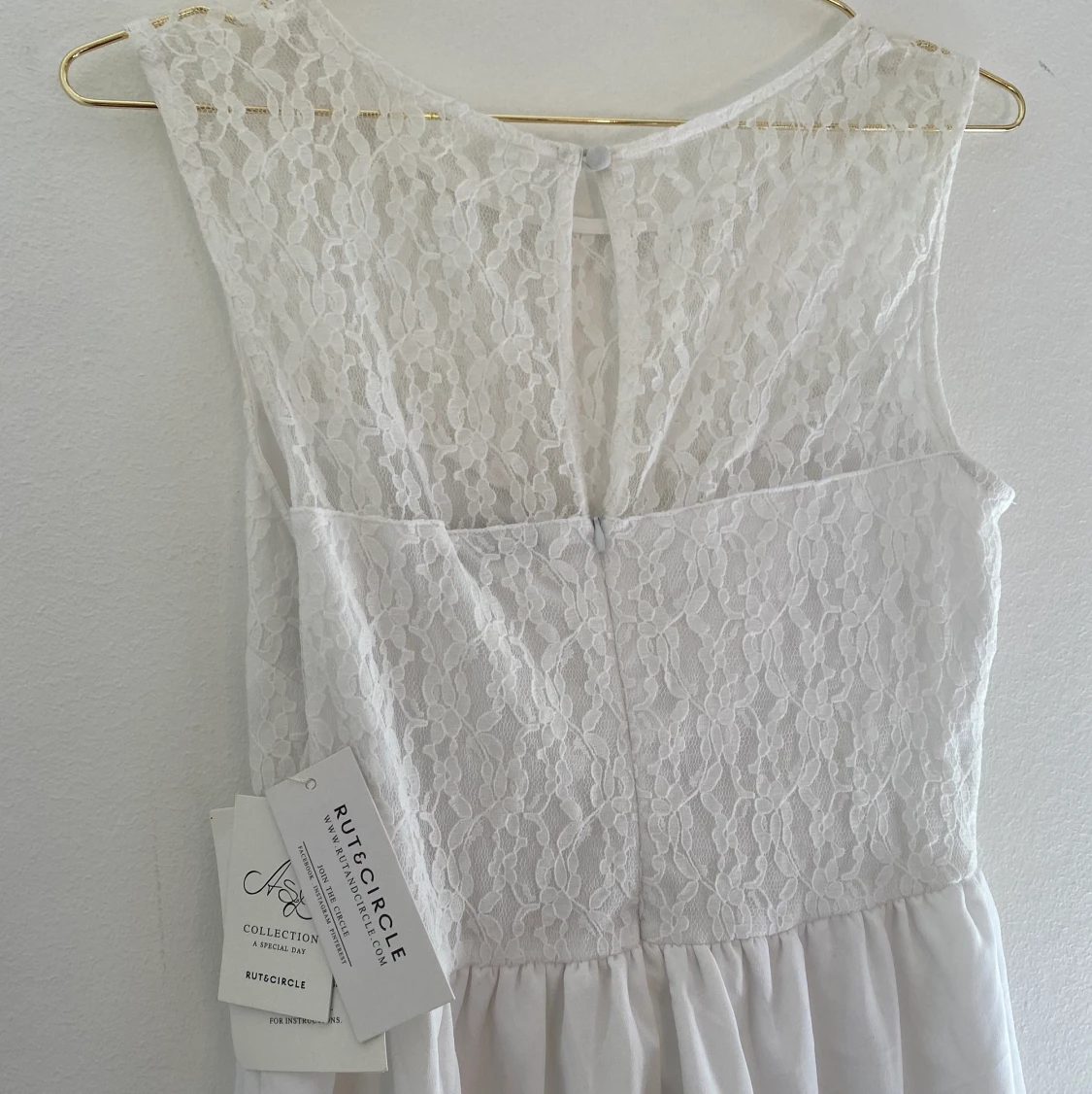 Vit klänning 38 - 91