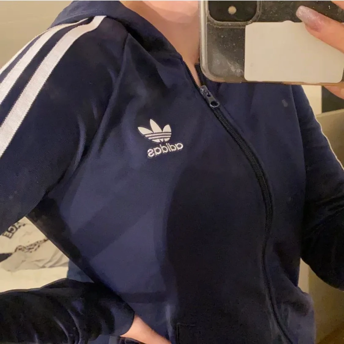 Adidas kofta med zip