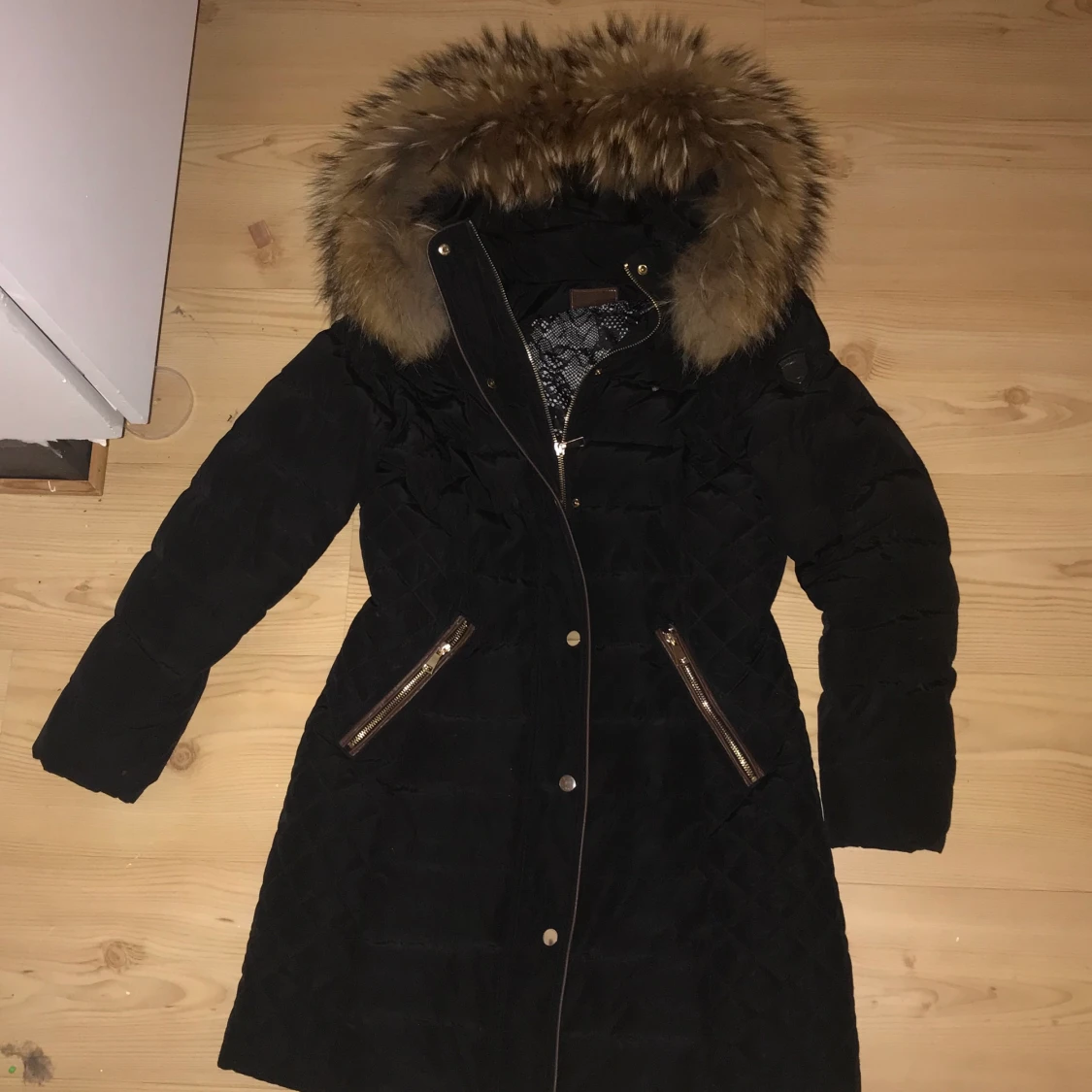 Äkta pälsjacka - 90