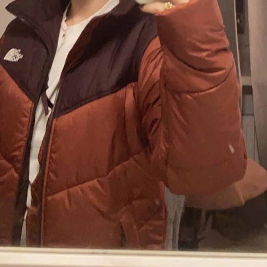 The North Face jacka, brun, storlek s