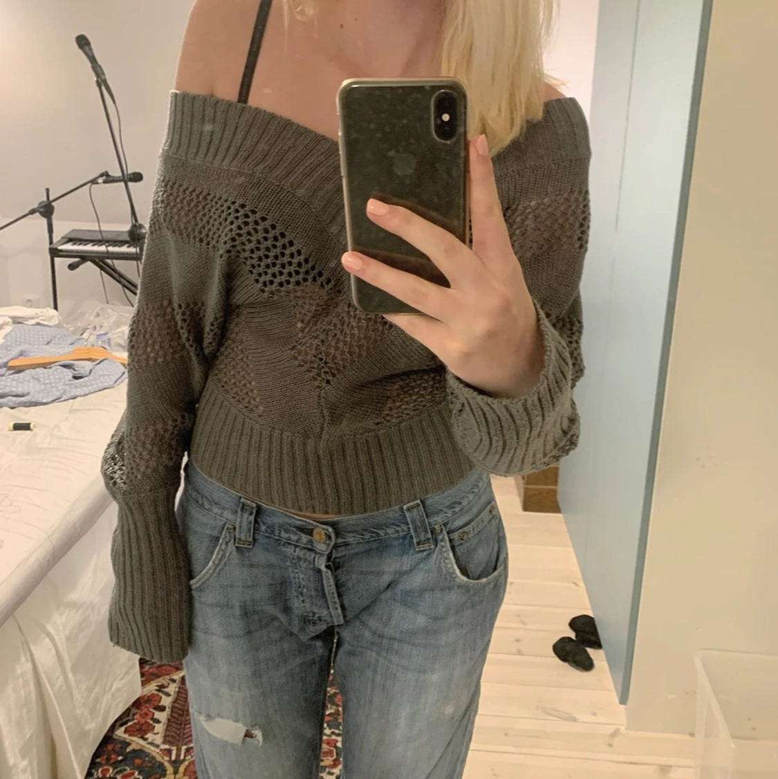 Stickad tröja  - 90