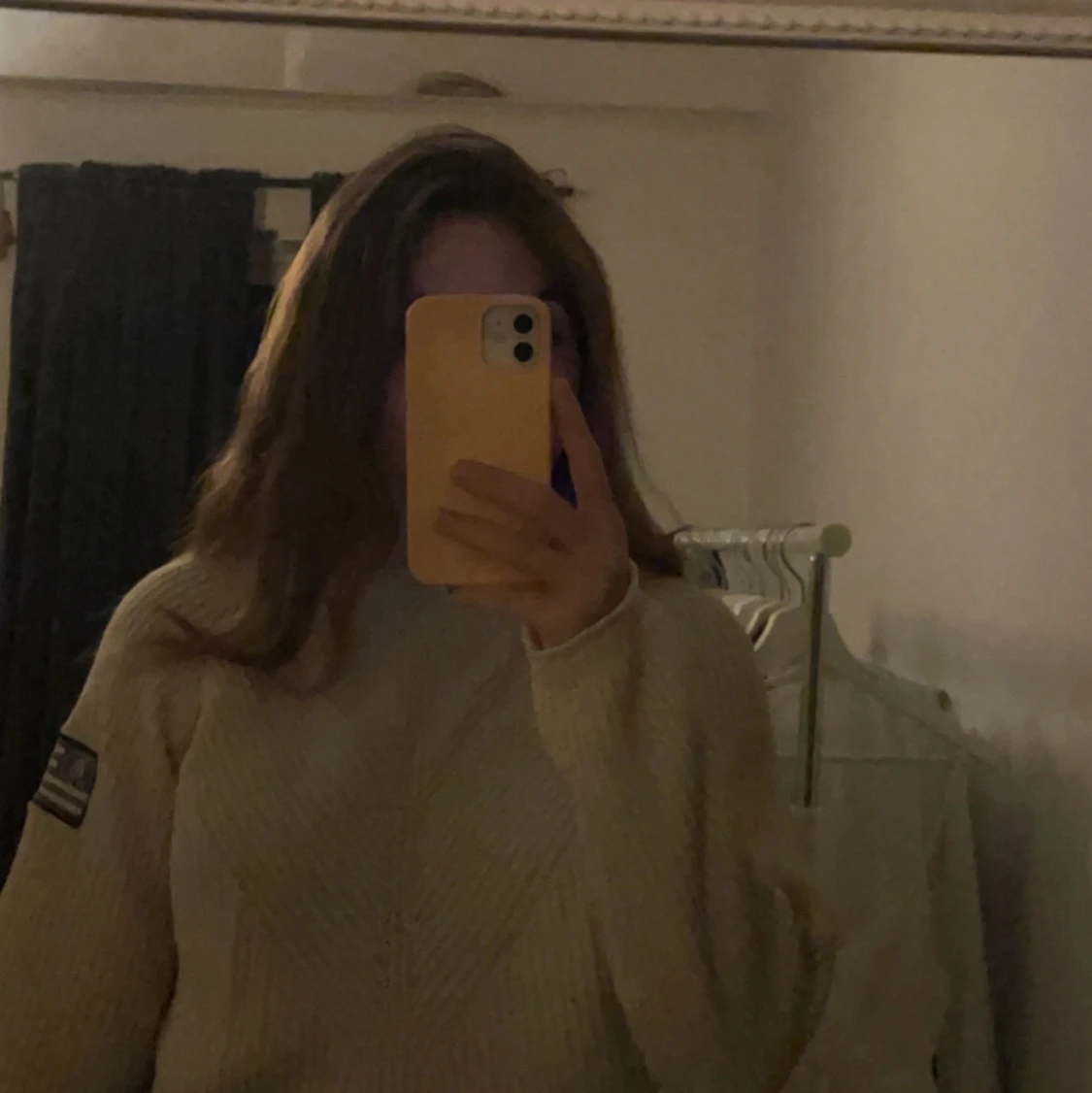 Fin beige stickad tröja 