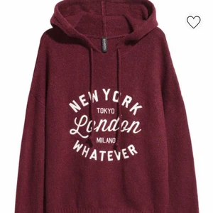 Stickad hoodie  - Storlek small från H&M