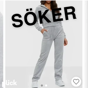 Juicy Couture - Söker dessa gråa Juicy Couture byxorna i storlek S för ett rimligt pris, Max 500 ish 600kr. 