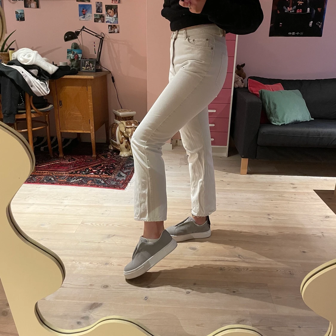 Ljusa jeans 