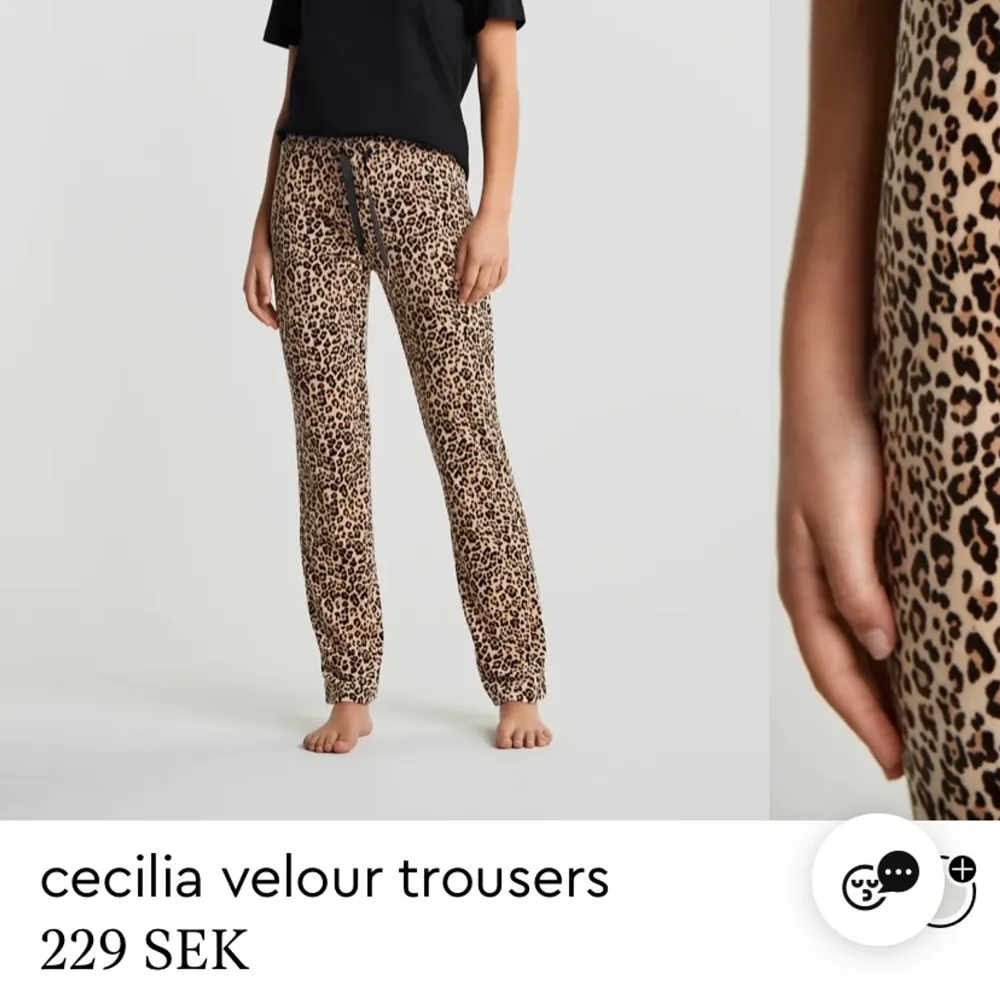 Fint leopard mjukis sätt från Gina i storlek Xss. Inte mycket använt.😍. Jeans & Byxor.