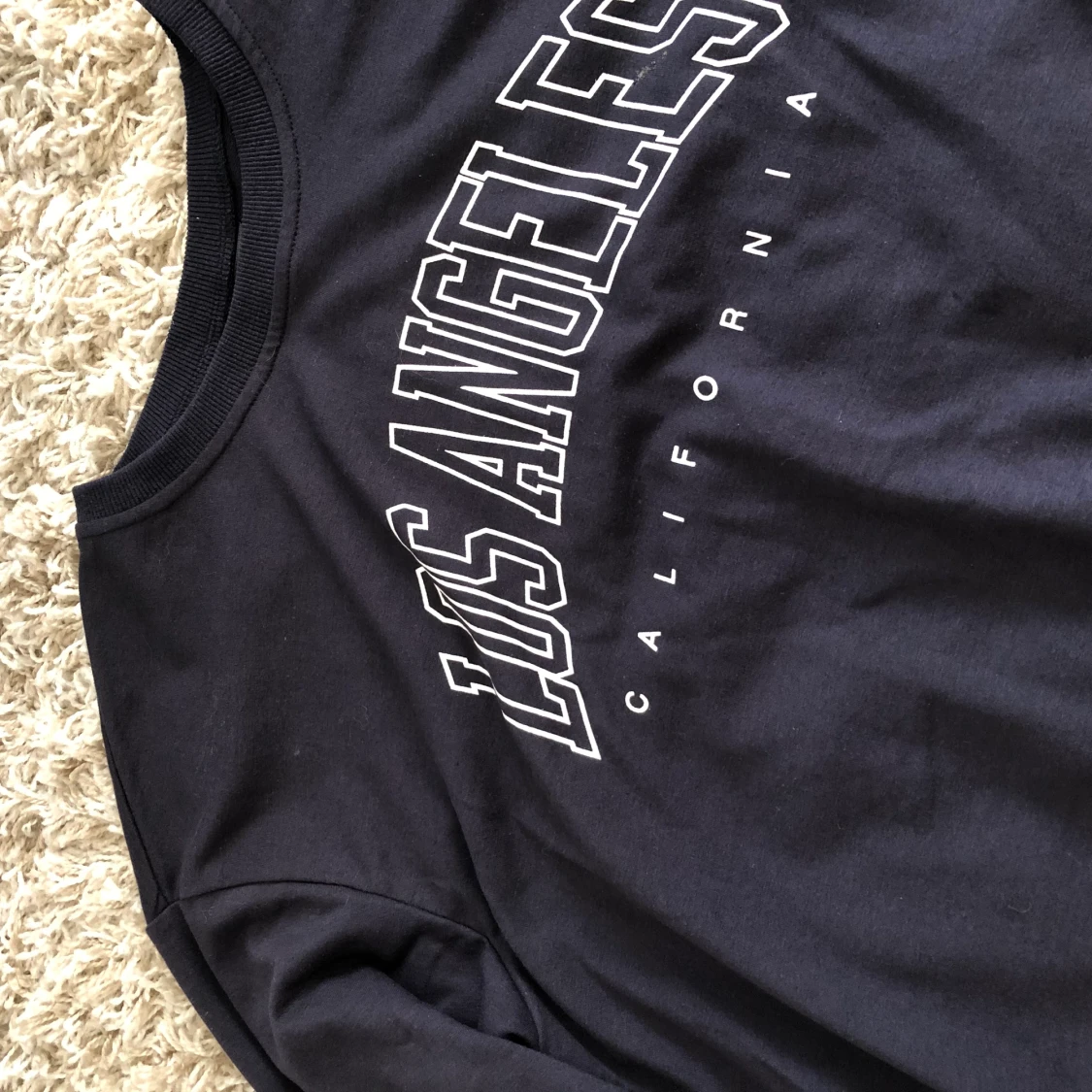 Sweatshirt med tryck i storlek s - 90