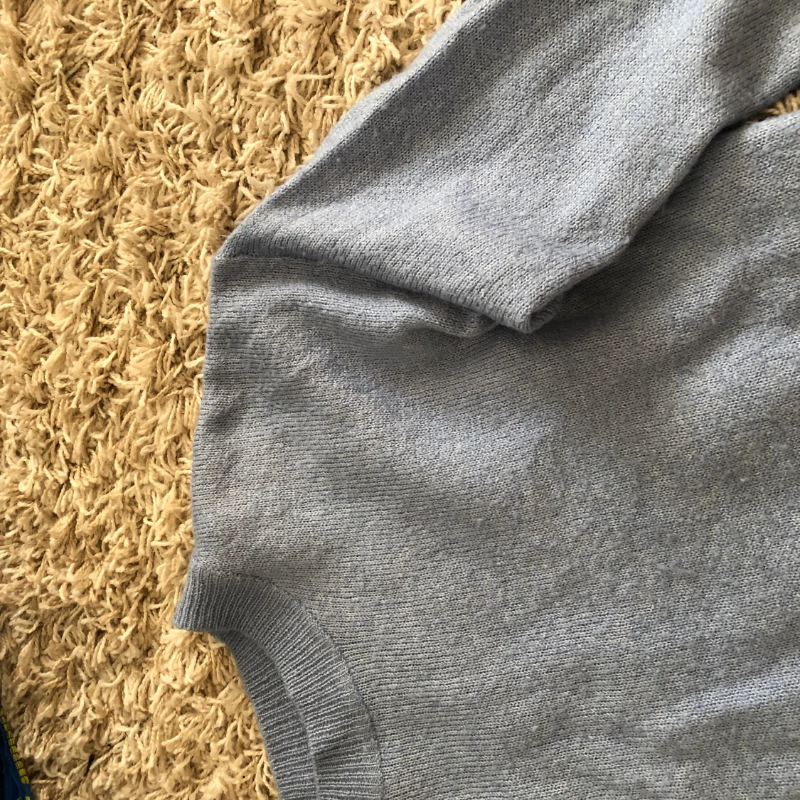 Blå stickad tröja i storlek s - 90