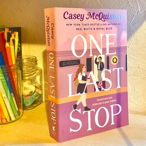 One last stop - Boken one last stop kan man beskriva som en magisk, ”sexig” fin romantisk bok. Där August och Jane är nästan definitionen of termen ”opposite attracts” boken är fint skriven och tro mig om du gillar noveller och romans böcker då du här är din bok. 