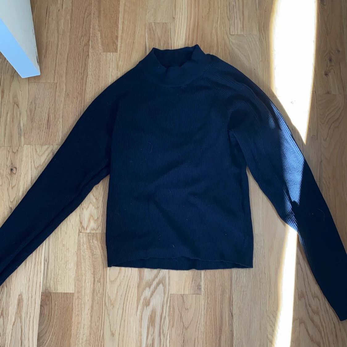 Turtel neck stickad tröja