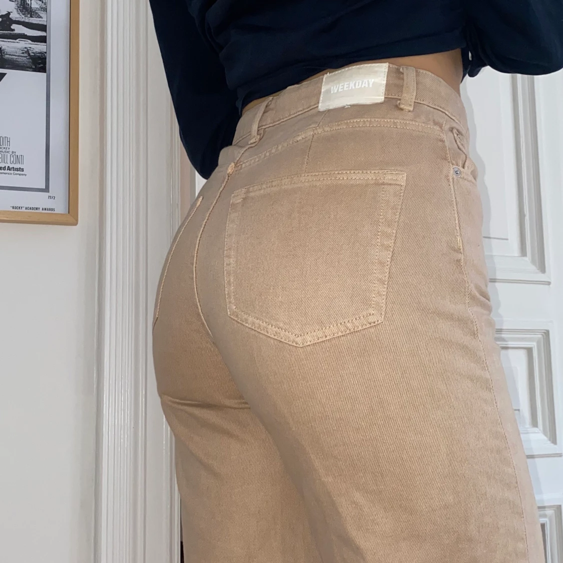 Beiga jeans från Weekday  - 91