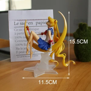 Anime sailor moon free shipping  - Material PVC Height 15.5cm Packing:OPP The actual delivery time is estimated to be 8-15 working days. Please pay by PayPal