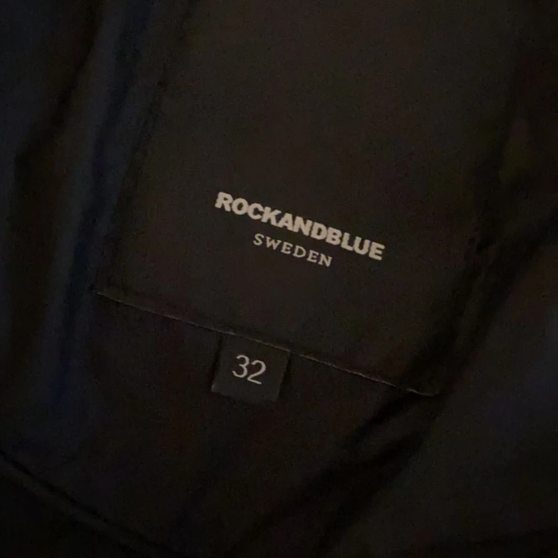 Svart äkta rockandblue jacka - 91