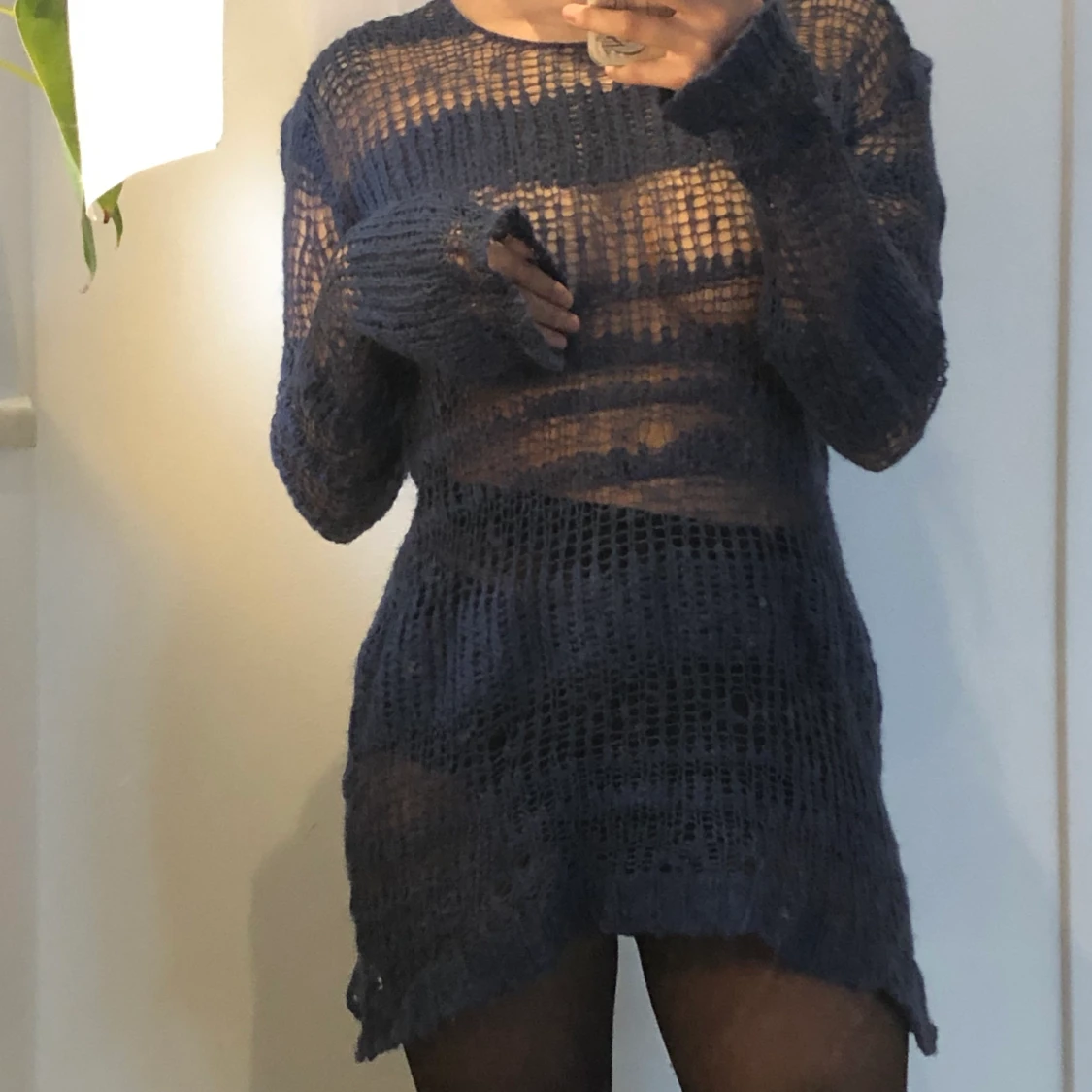 Tunnt stickad tröja  - 91