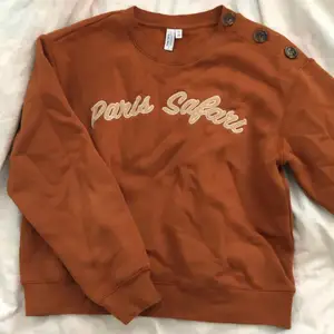 Säljer denna bruna sweatshirt från & other stories då den inte kommer till användning. Den är endast använd ett fåtal gånger och har inga defekter. Den är i storlek 38.