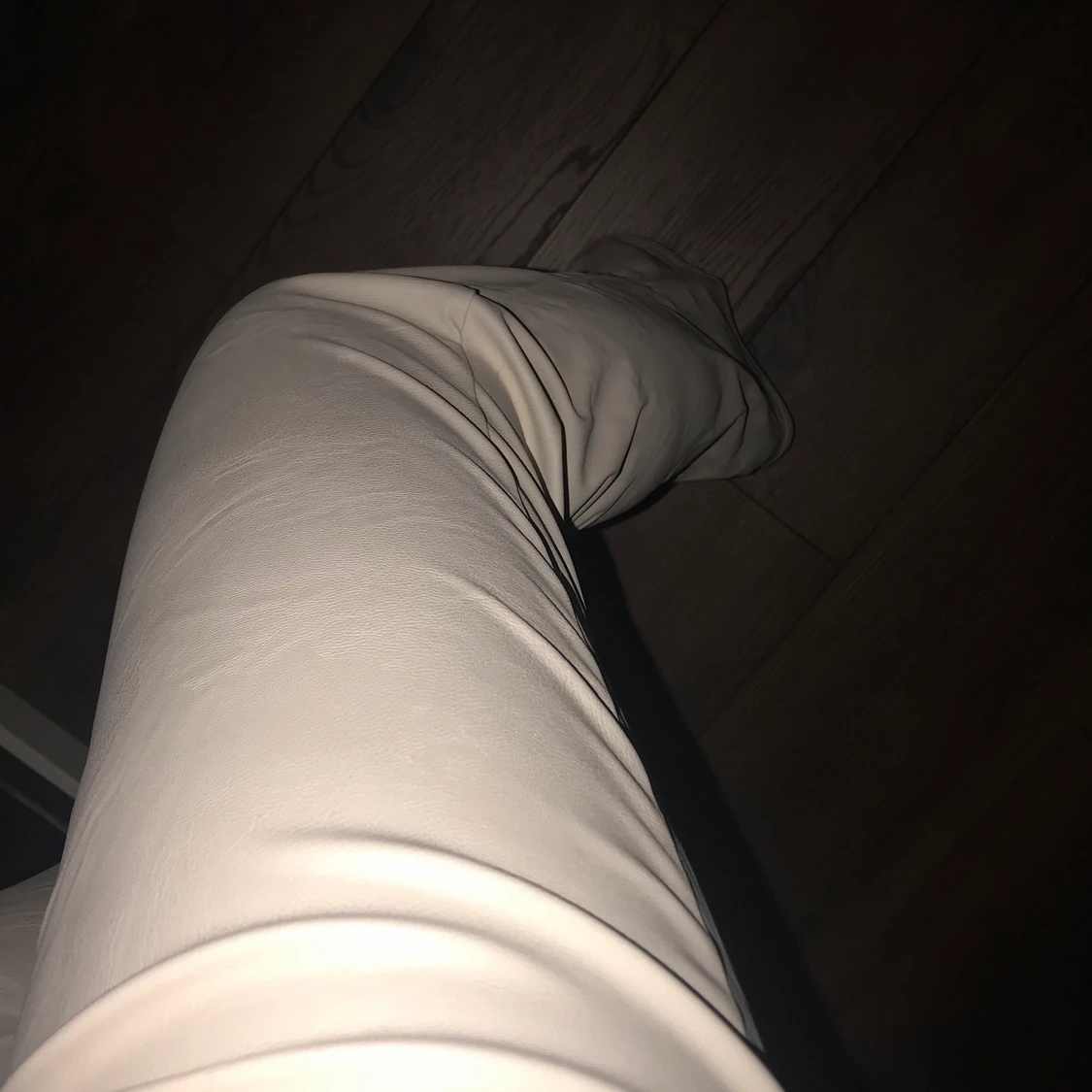 Beige skinnbyxa - 90