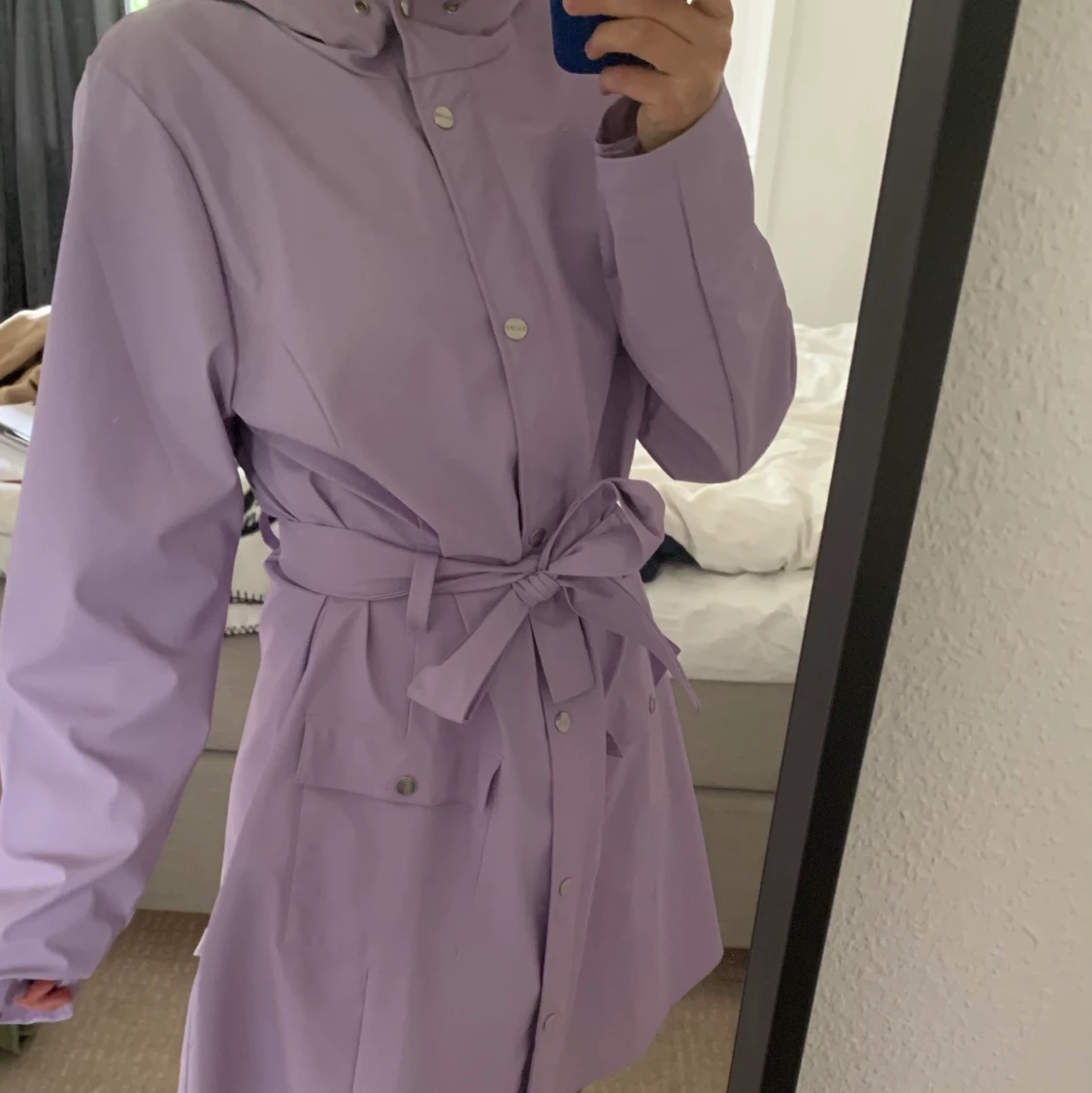 💜PASTELLILA REGNJACKA FRÅN RAINS - 90