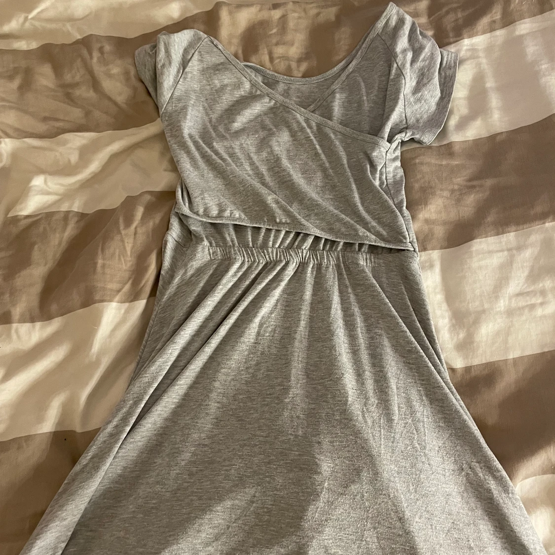 basic grå klänning - 91