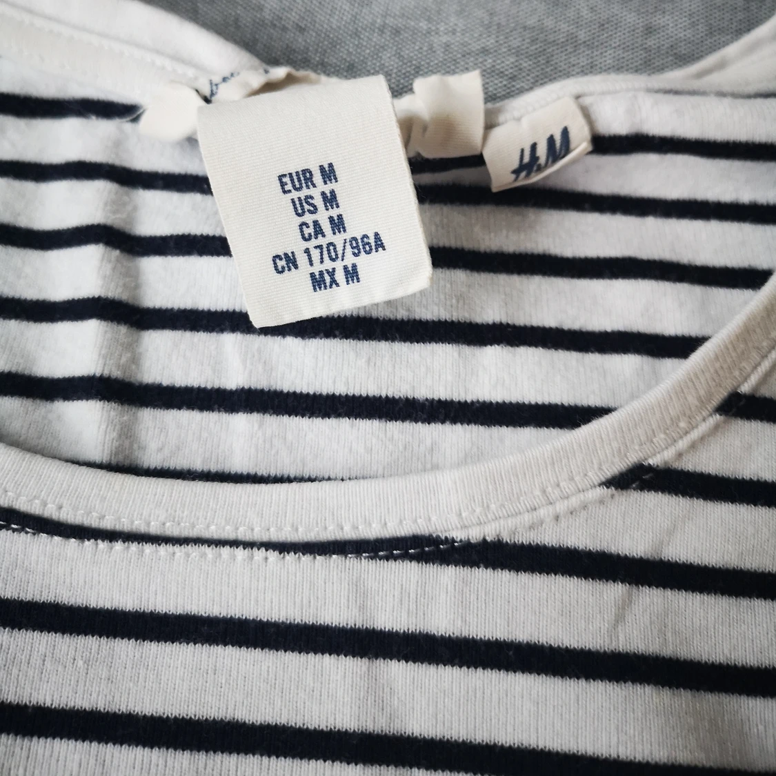 Basic lång ärm t-shirt - 90