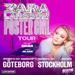 Zara Larsson konsert den 21/11 stå plats i Stockholm Avicii arena!  En biljett men kan kankse fixa upp till 5. Säljer efter som jag ska på utlandspraktik under konserten! Pris kan kanske diskuteras lite (köpt för 1100)  kan mötas upp i Stockholm 