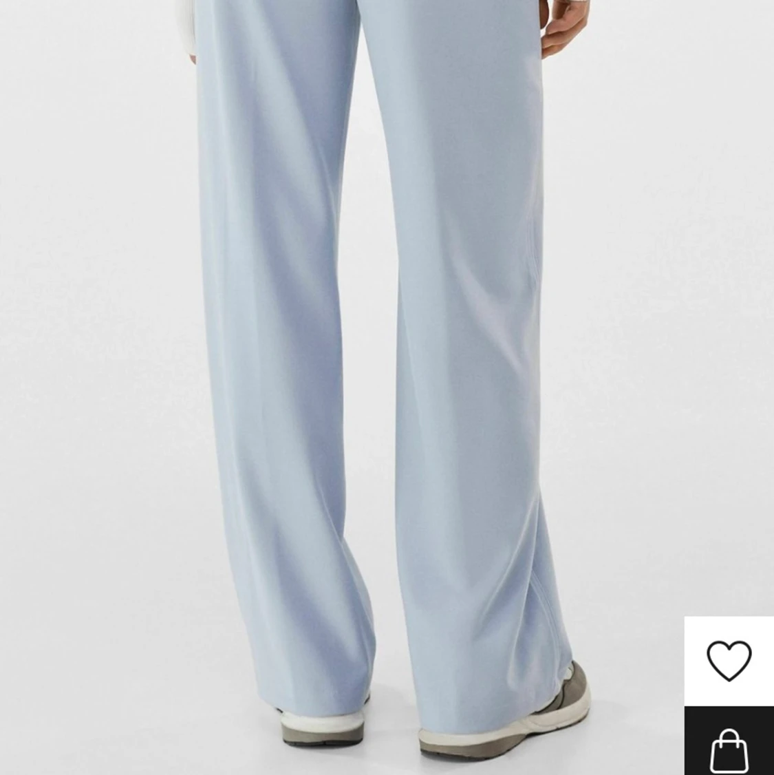 Ljusblå "kostymbyxor" - 91