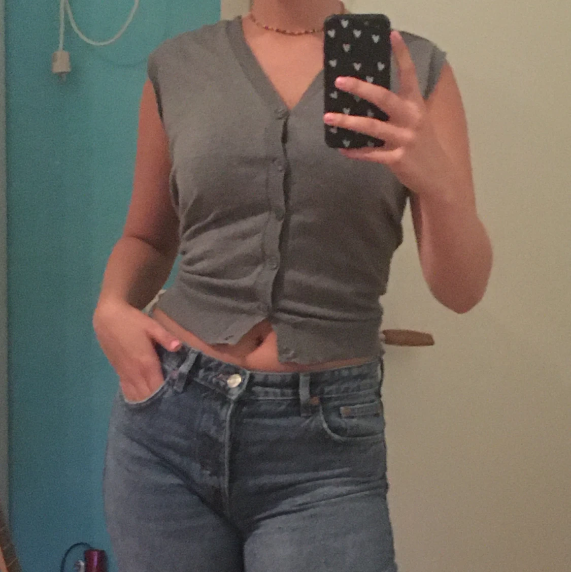 Väst med knappar - 91