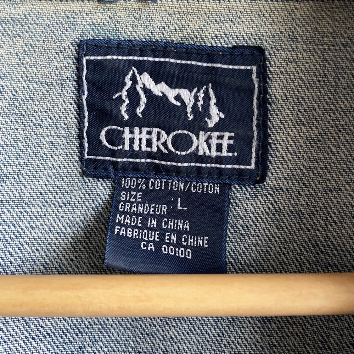 Oversized vintage Jeansjacka  - 91