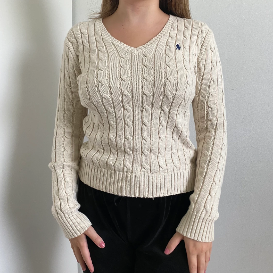 Ralph lauren stickad tröja 