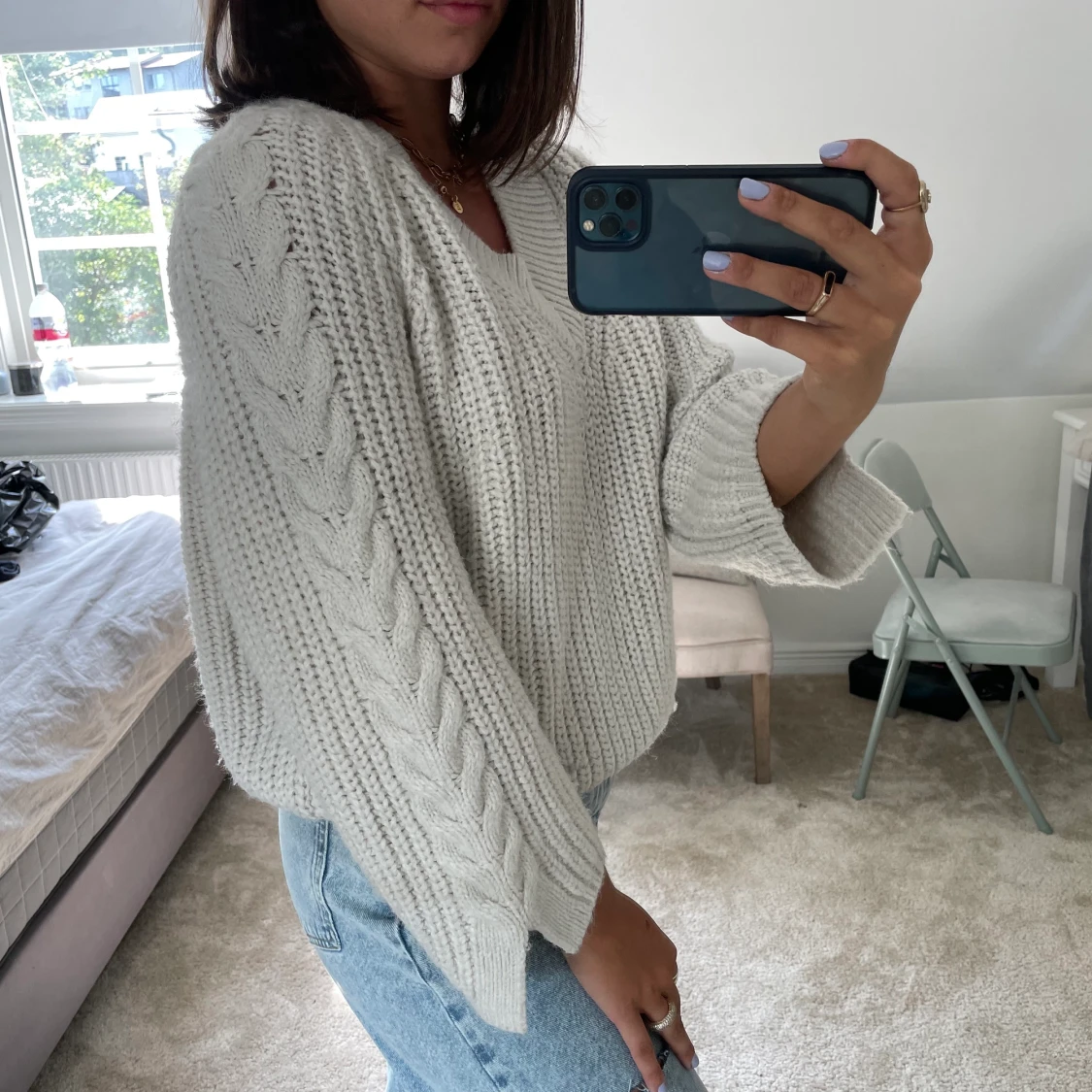 MANGO stickad tröja - 90