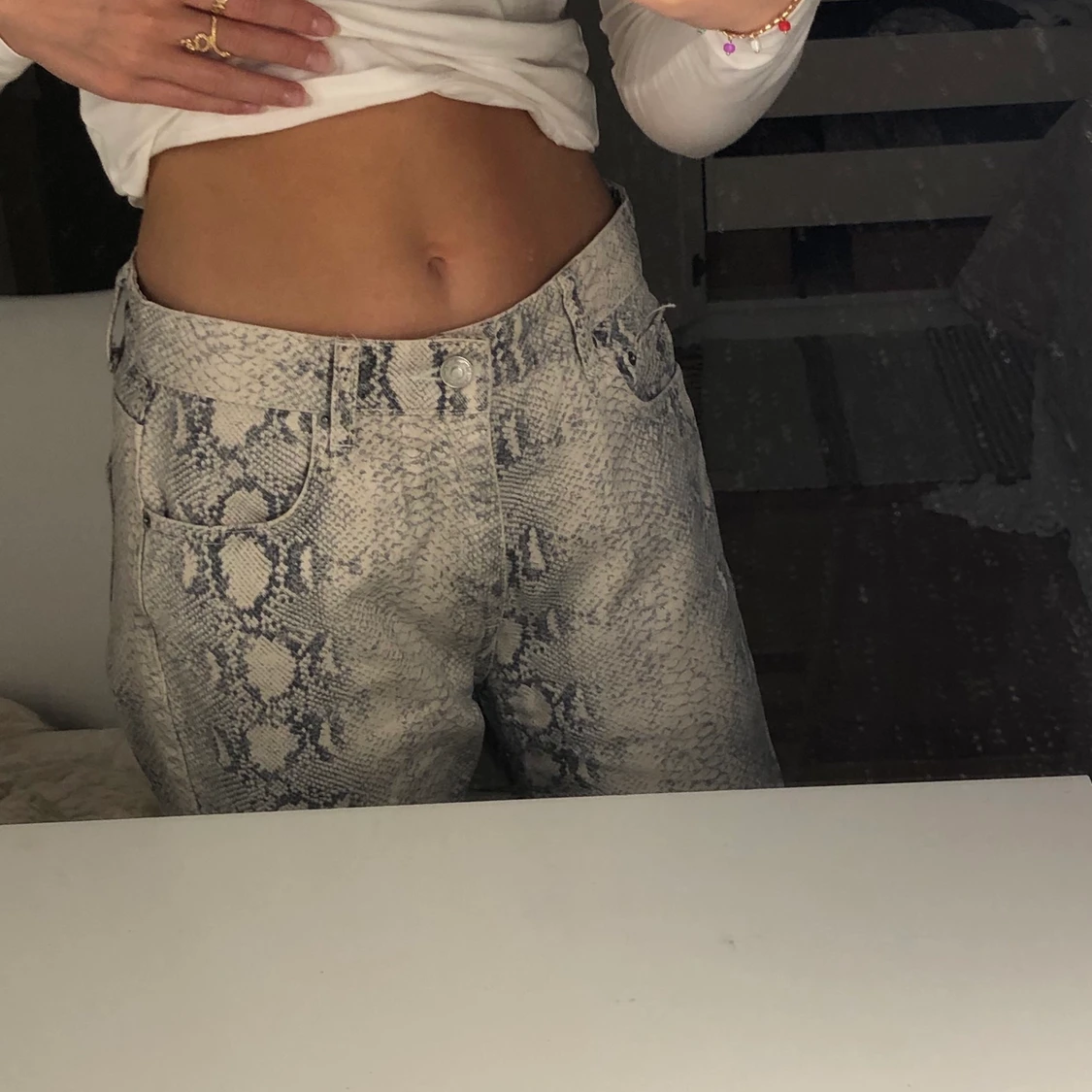 Ormskinn jeans  - 90