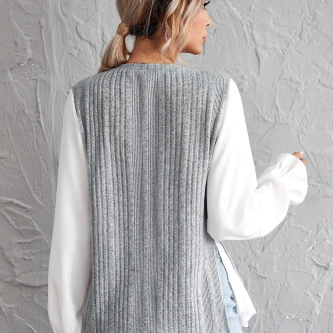 Ny topp skjorta väst tröja - 91