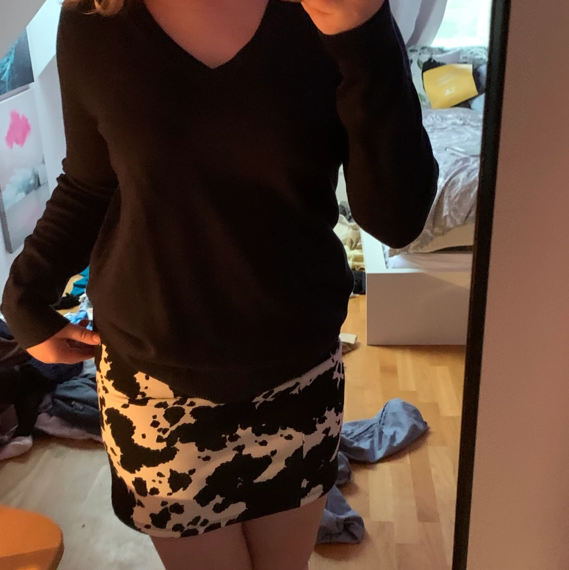 V-ringad höst tröja