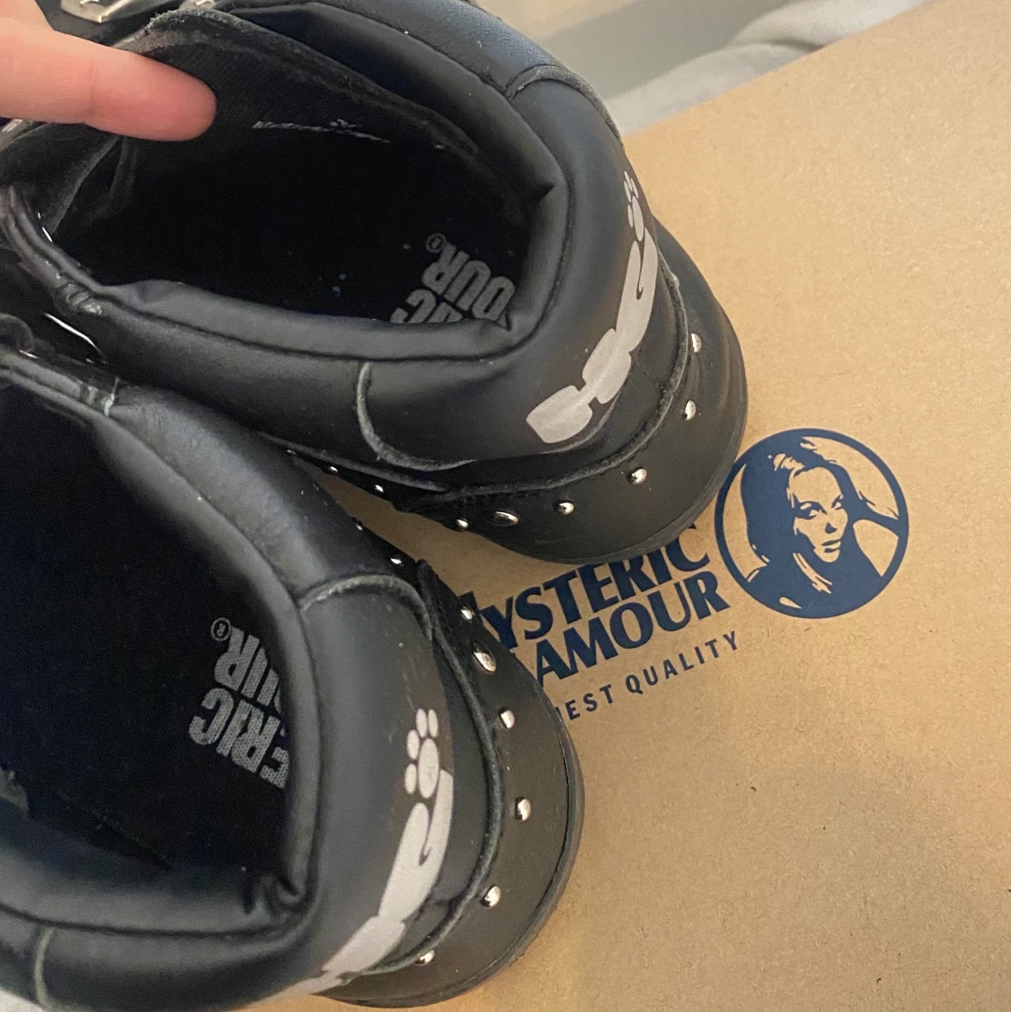 Hysteric glamour studded sneakers 39 - 90