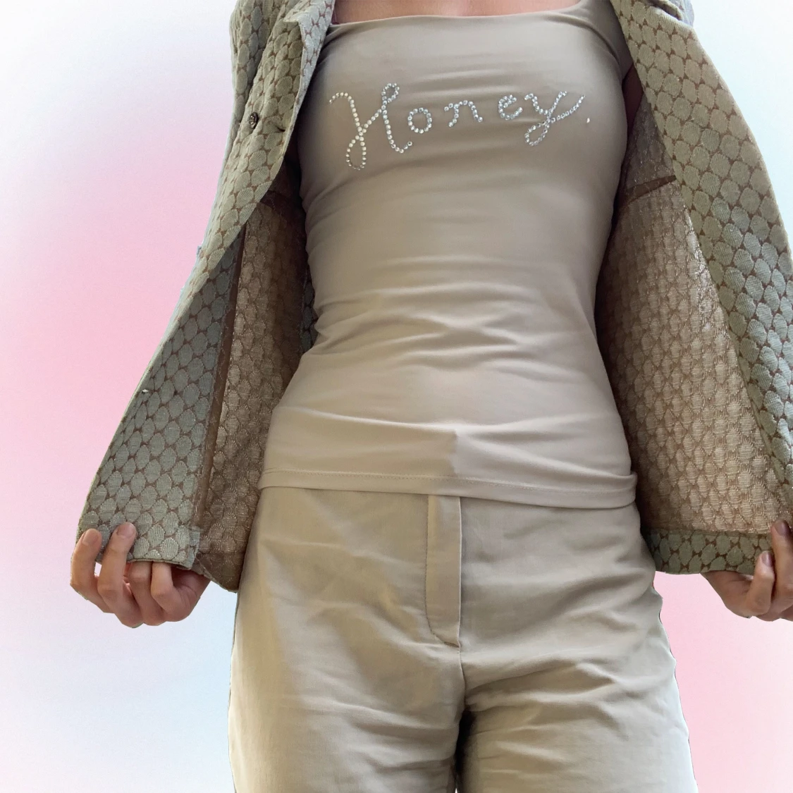 Topp med rhinestones  - 91