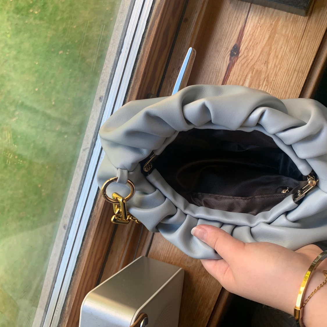 Gråblå väska  - 91