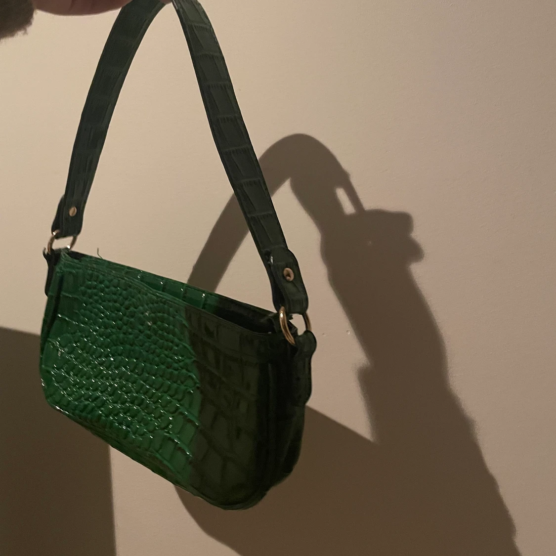 Grön axelväska 